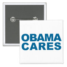 Obama Cares Pin