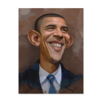 Obama Caricature Post Cards