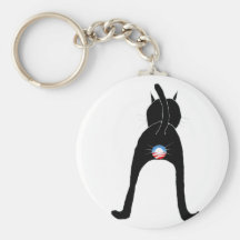 Obama Cat Keychain