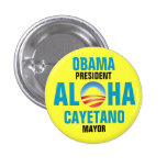 OBAMA/CAYETANO 2012 PIN