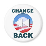 Obama: Change Back Fridge Magnet