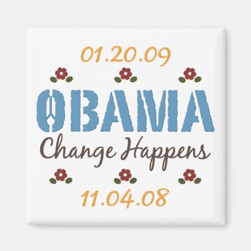 Obama Change Happens Magnet