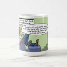 Obama checks out the Republican Debate Coffee Mugs