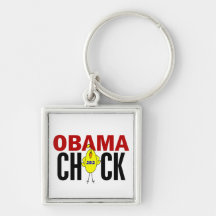 Obama Chick 2012 Keychain