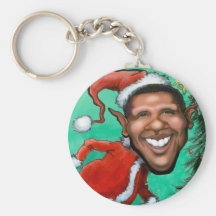 Obama Christmas Key Chains