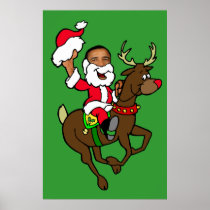Obama Christmas Reindeer Santa Claus gifts