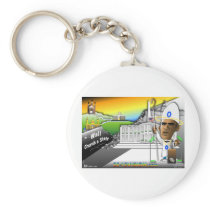 Obama Church Keychain