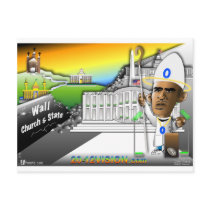 Obama Church Postcard