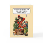 Obama Claus Funny Christmas Card