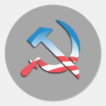Obama Communist Symbol Sticker