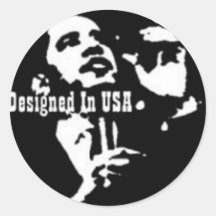 Obama  Customized Accessories Round Sticker