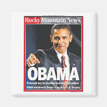 Obama Denver Magnet