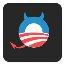 Obama Devil blue