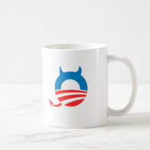 Obama Devil Coffee Mugs