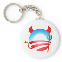 Obama Devil Key Chains