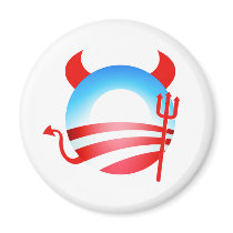 Obama Devil Magnets