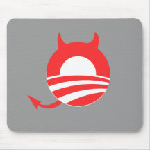 OBAMA DEVIL MOUSEPAD
