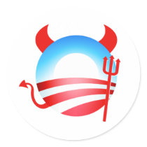 Obama Devil Sticker