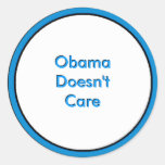 Obama Doesn't Care Sticker