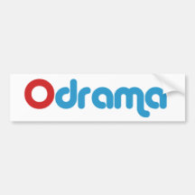 Obama Drama Bumper Sticker