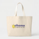 Obama éclaire mon jour sacs en toile