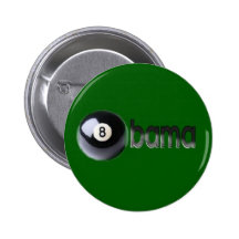 Obama Eight Ball Button