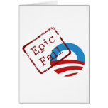Obama Epic Fail Card