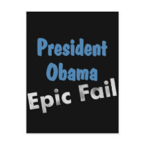 Obama epic fail postcard