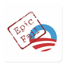 Obama Epic Fail Stickers