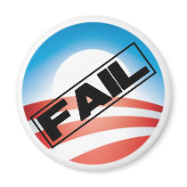 Obama: Fail Refrigerator Magnets