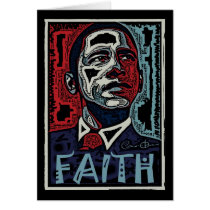 Obama Faith 2 Greeting Card