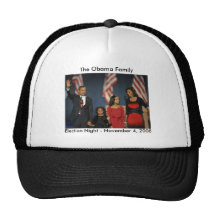 Obama Family Election Night Hats
