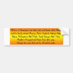 Obama Family Vacations Bumper Stickers