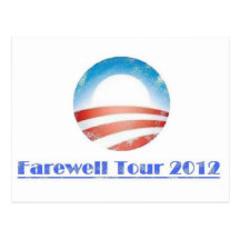 Obama Farewell Tour 2012 Post Cards