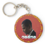 Obama Filigree Style Keychain