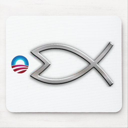 Obama Fish Mousepad