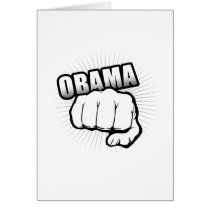 OBAMA FIST PUMP T-shirt Cards