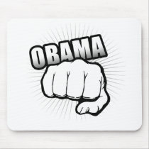 OBAMA FIST PUMP T-shirt Mouse Mat