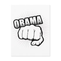 OBAMA FIST PUMP T-shirt Post Cards