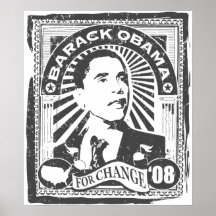 Obama for Change Poster