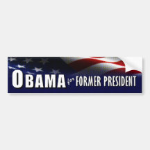 Obama for Former President Bumper Stickers