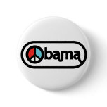 Obama for peace buttons