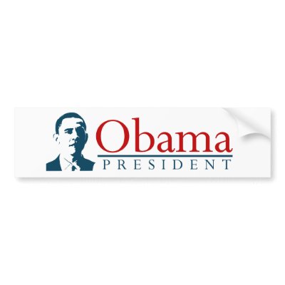 Obama for President Bumper Sticker by HarryTerry