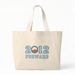 Obama forward 2012 tote bags