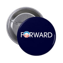 Obama Forward Logo Pinback Buttons