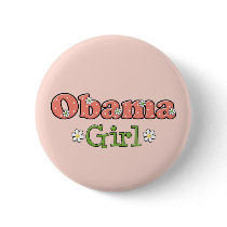 Obama Girl Barack Obama Button