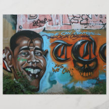 Obama Graffiti Custom Flyer