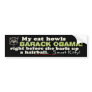 Obama Hairball Bumper Sticker