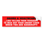 OBAMA & HEALTHCARE- THE FRAUD OF SOCIALISM! BUMPER STICKERS