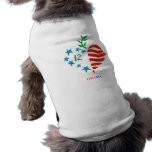 Obama heart dog tee